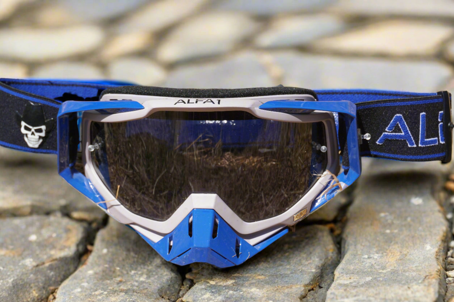 A1R  Blue Off-road Goggles