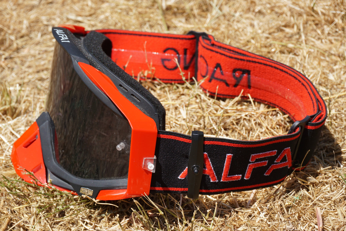 Alfa 1 Racing Off-road goggles rojos