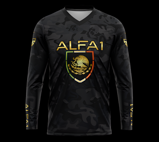 Escudo Dorado Black Off-road Jersey