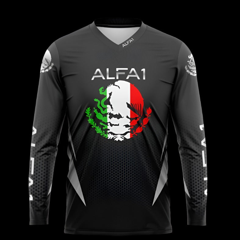 Mexico Águila Tri-color off-road jersey